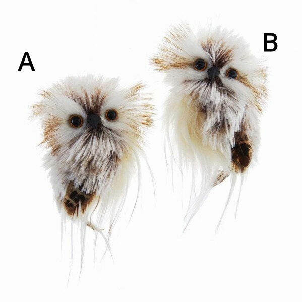 Item 100373 Brown/Cream Owl Ornament