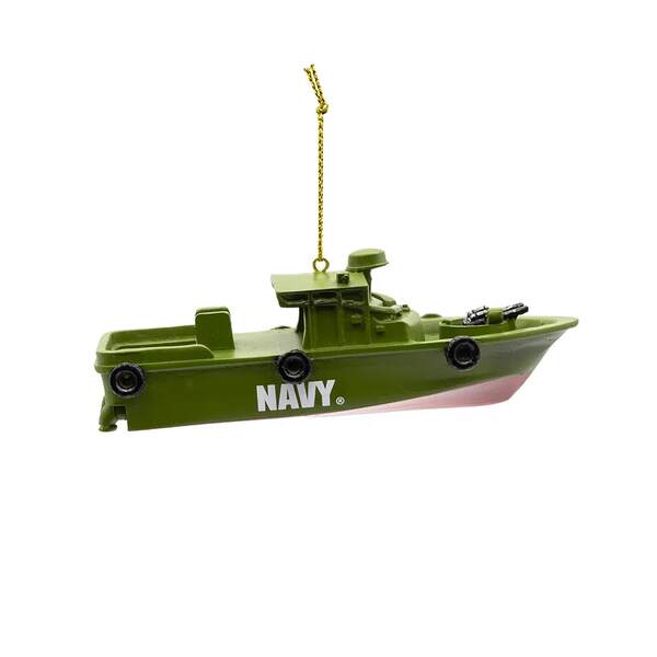 Item 103878 Navy Patrol Boat Ornament