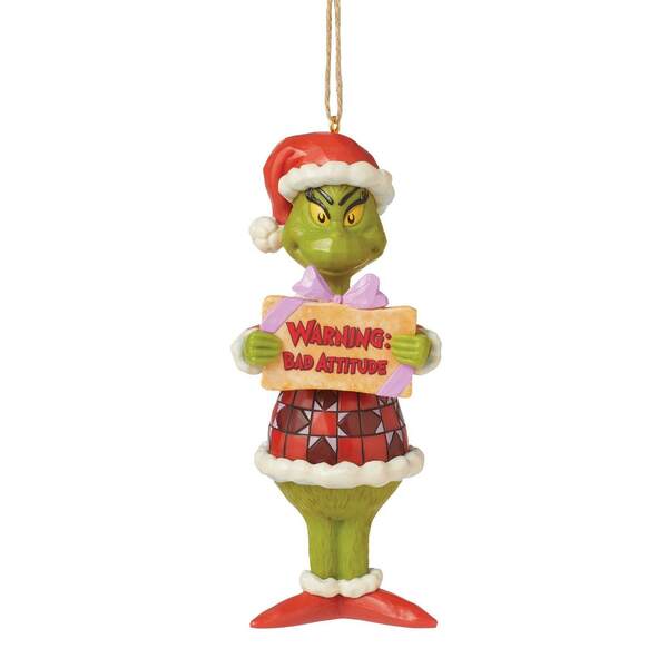 Item 156477 Grinch Bad Attitude Ornament