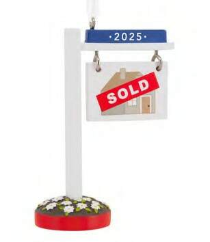 Item 333028 New Home Dated 2025 Ornament