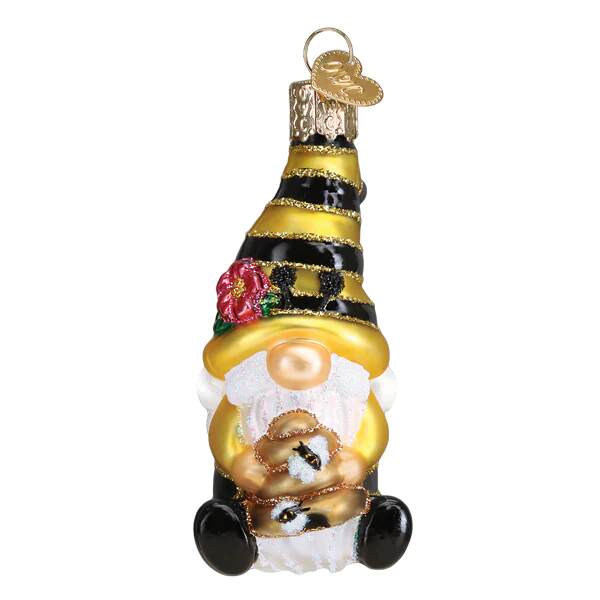 Item 426418 Bee Happy Gnome Ornament