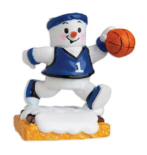 Item 459050 Marshmallow Basketball Player Boy Ornament