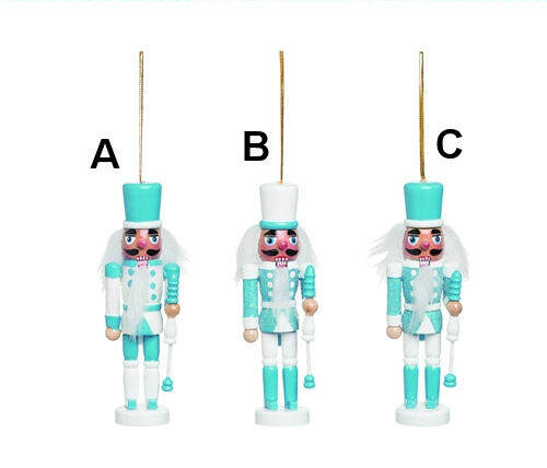 Item 501288 Ice Blue Nutcracker Ornament