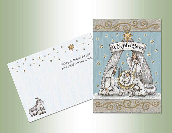 Item 552184 A Child Is Born Christmas Cards