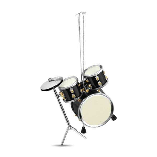 Item 560043 Black Drum Set Ornament