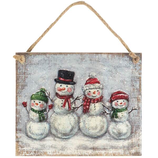 Item 642218 Snow Family Ornament