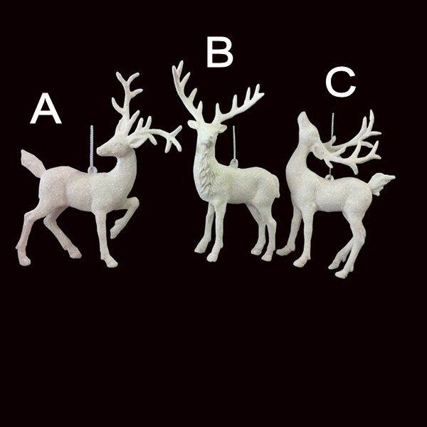 Item 100798 White Deer Ornament