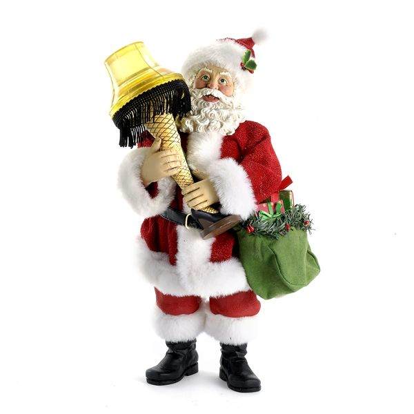 Item 100975 Santa With Leg Lamp Light