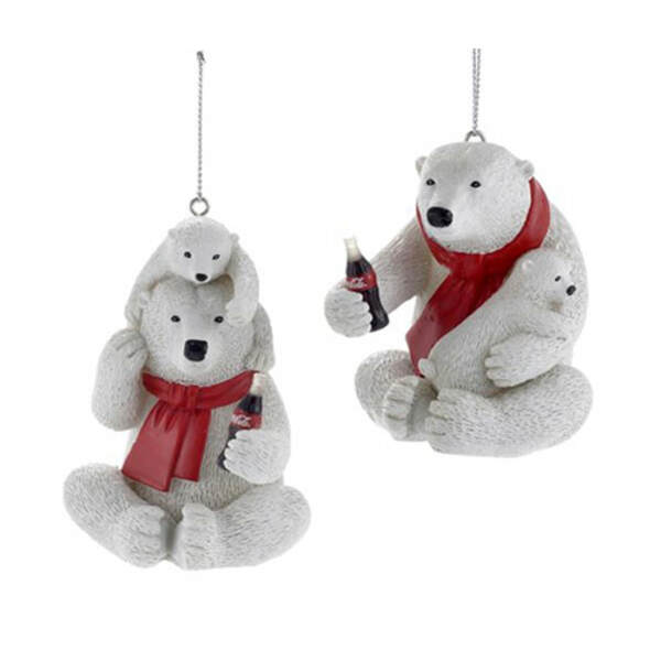 Item 101546 Coca-Cola Bear Ornament