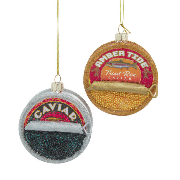 Item 101864 Glass Caviar Ornament