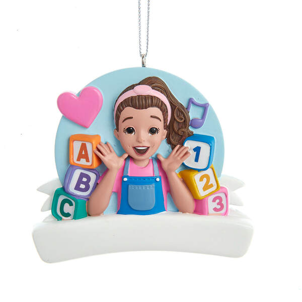 Item 101946 Ms. Rachel ABC 123 Ornament
