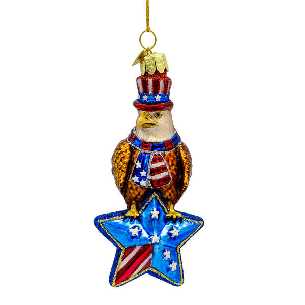 Item 102082 Noble Gems American Eagle Ornament
