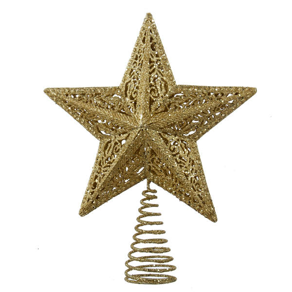 Item 103024 Gold Leaf Star Tree Topper