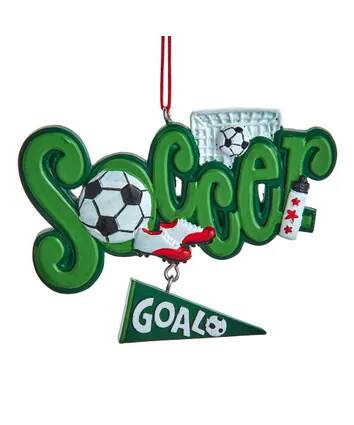 Item 103528 Soccer Ornament