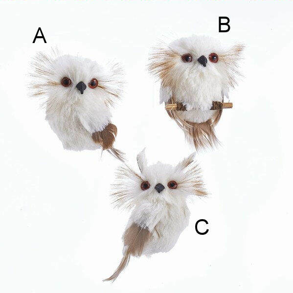 Item 106967 Cream Color Owl Ornament