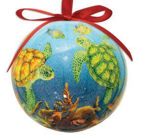 Item 108677 Sea Turtle Reef Ball Ornament - Outer Banks