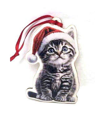 Item 117001 Kitten Ornament