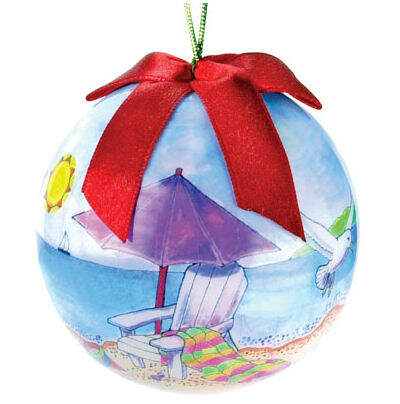 Item 118005 Myrtle Beach Beach Chair Ball Ornament