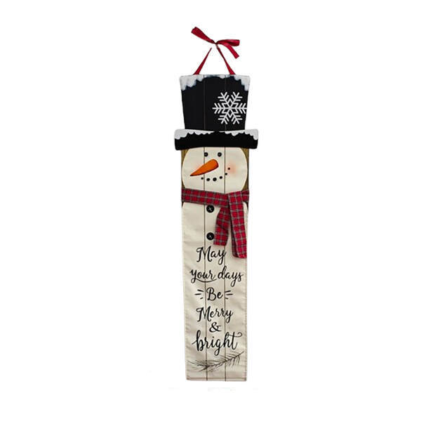 Item 127512 May Your Days Be Merry Snowman Sign