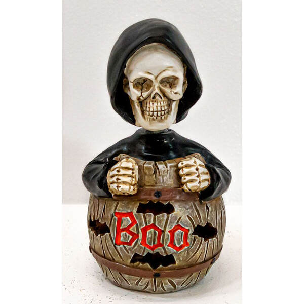 Item 128033 Halloween Skeleton In Barrel