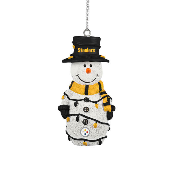 Item 143185 Pittsburgh Steelers Snowman Ornament