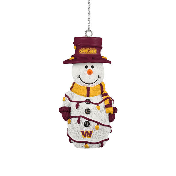 Item 143187 Washington Commanders Snowman Ornament