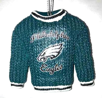 Item 143213 Philadelphia Eagles Ugly Sweater Ornament
