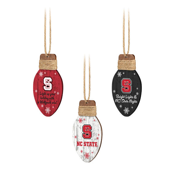 Item 143245 Nc State Holiday Light Ornament