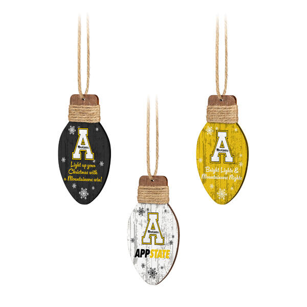 Item 143246 App State Holiday Light Ornament