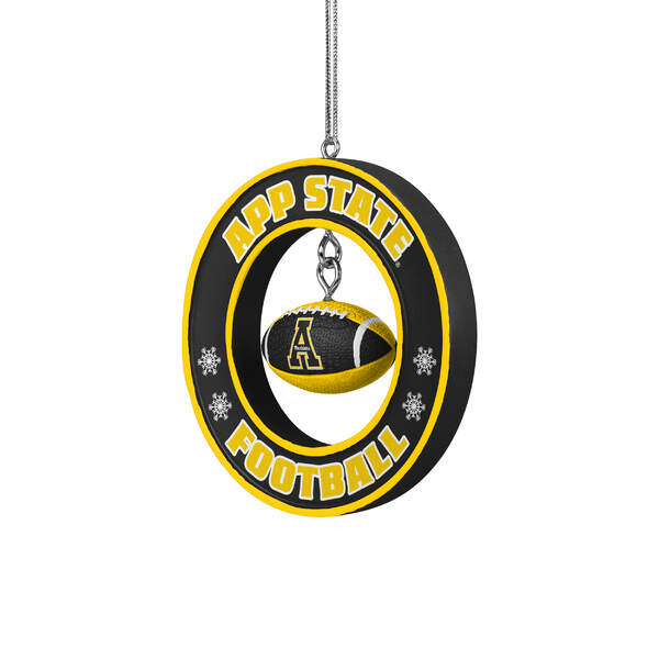 Item 143327 App State Floating Football Ornament