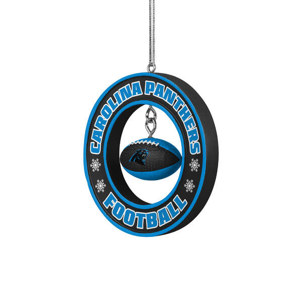 Item 143365 Carolina Panthers Floating Football Ornament
