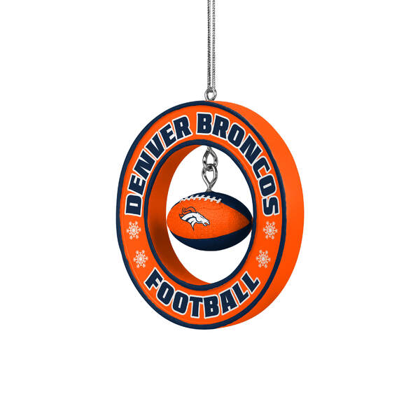 Item 143368 Denver Broncos Floating Football Ornament