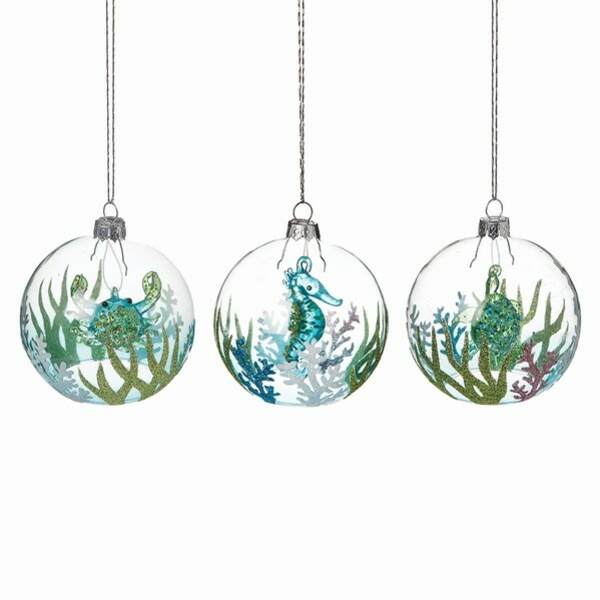 Item 177015 Sea Bottom Globe Ornament