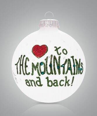Item 202052 Heart Mountain Ornament