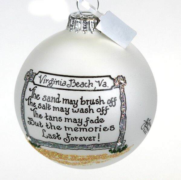 Item 202220 Virginia Beach Phrase Ornament