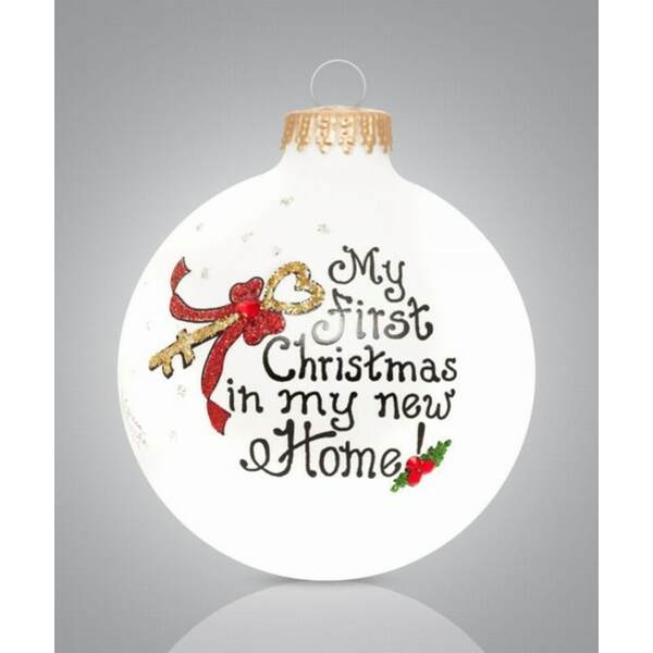 Item 202232 My First Christmas In My New Home/Key Ornament