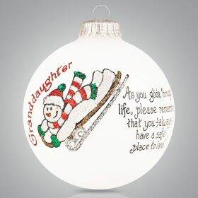 Item 202327 Granddaughter Sled Ornament