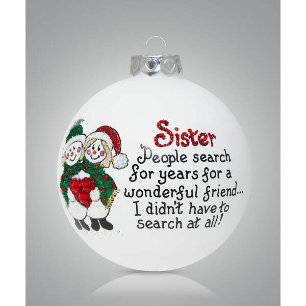 Item 202368 Sister Snowman Ornament