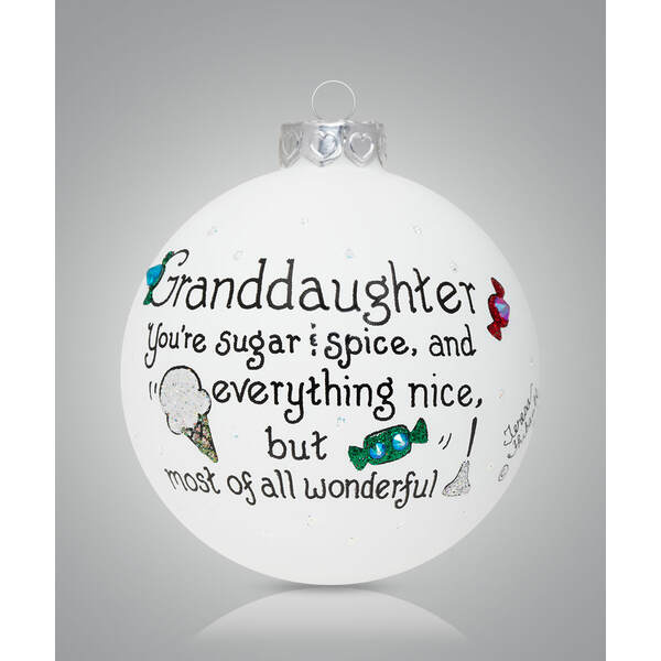 Item 202373 Granddaughter Sweet Ornament