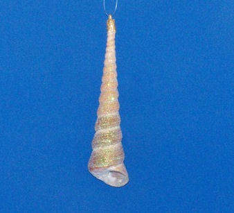 Item 220027 Brown Auger Shell Ornament