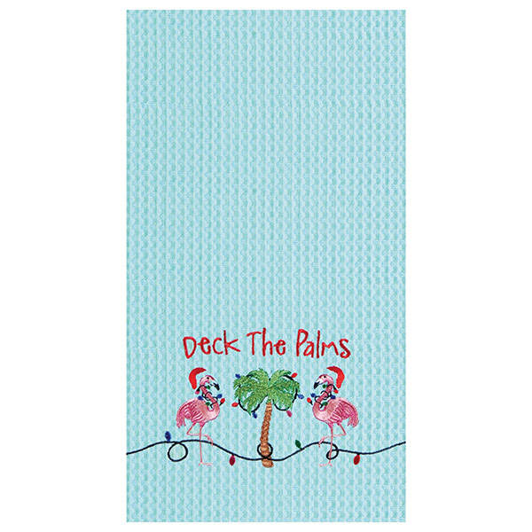 Item 231113 Deck The Palms Kitchen Towel