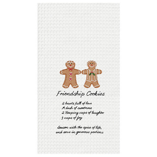 Item 231142 Gingerbread Friendship Cookies Kitchen Towel