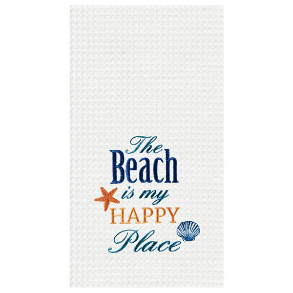 Item 231193 The Beach Is My Happy Place Kitchen Towel
