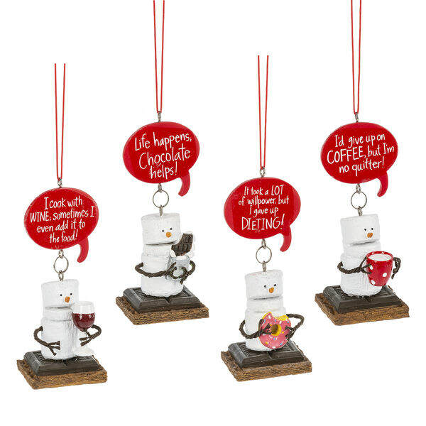 Item 261903 Toasted S'mores Wine/Coffee/Chocolate Ornament