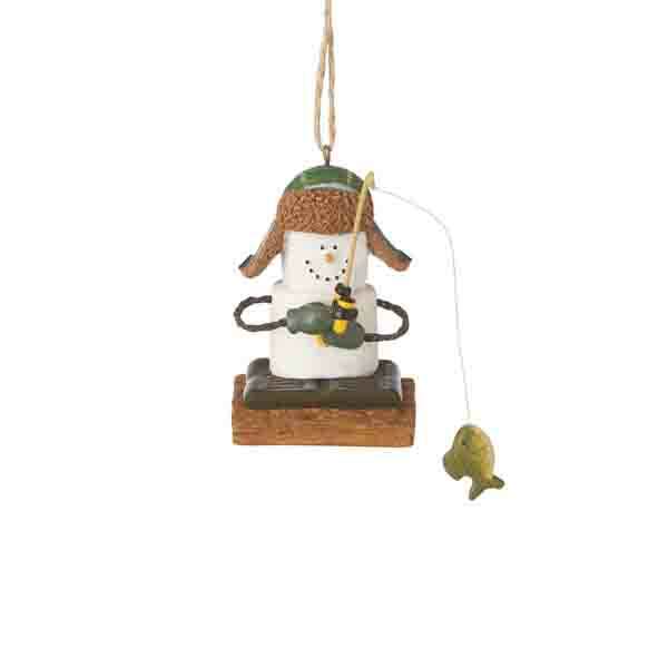 Item 262446 S'mores Ice Fisherman Ornament