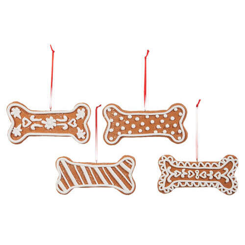 Item 281228 Gingerbread Dog Bone Ornament