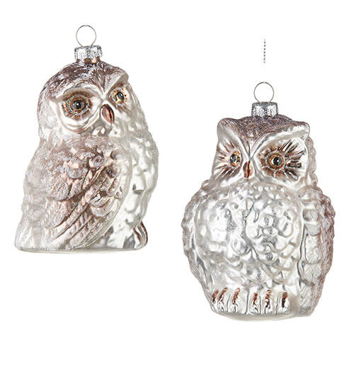 Item 282366 White Owl Ornament