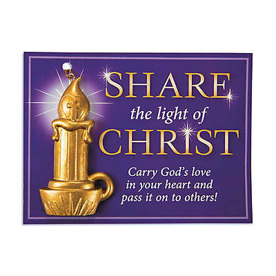 Item 291150 Share The Light Ornament With Card
