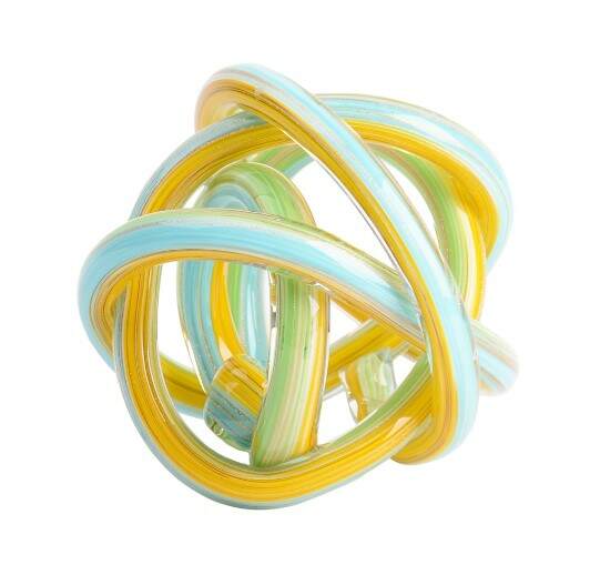 Item 294007 Glass Paradise Gold Swirl Knot