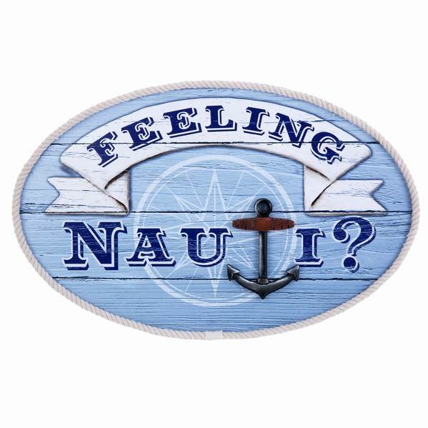 Item 294221 Round Feeling Nautical Sign